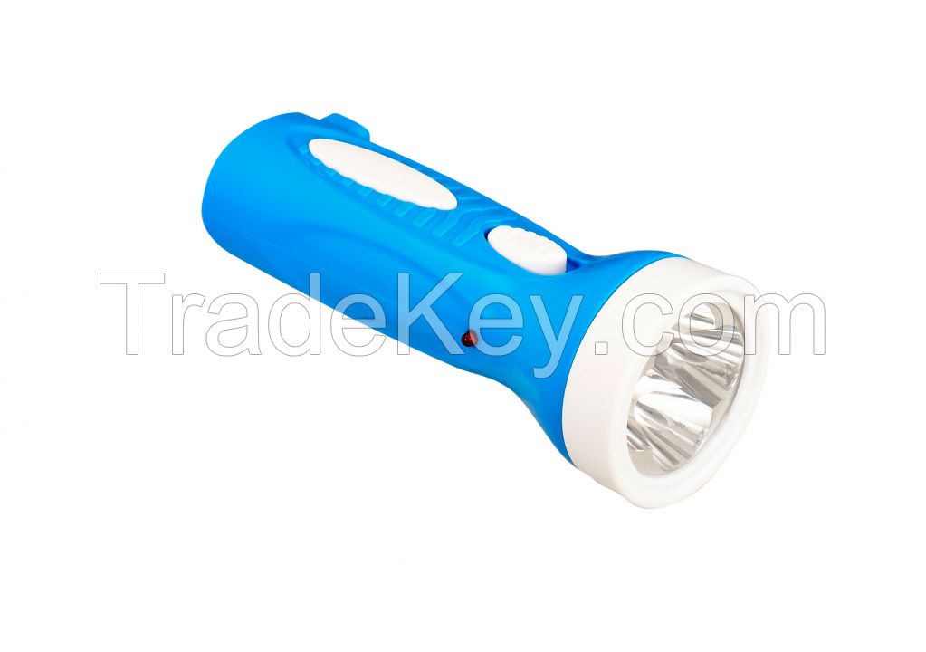 Rechargeable LED flashlights with emergency light function