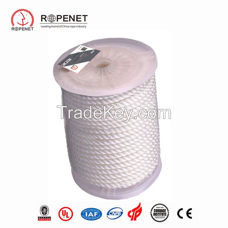 4mm 5mm 6mm 3 Inch Polyamid Nylon Colored Braided Rope Price