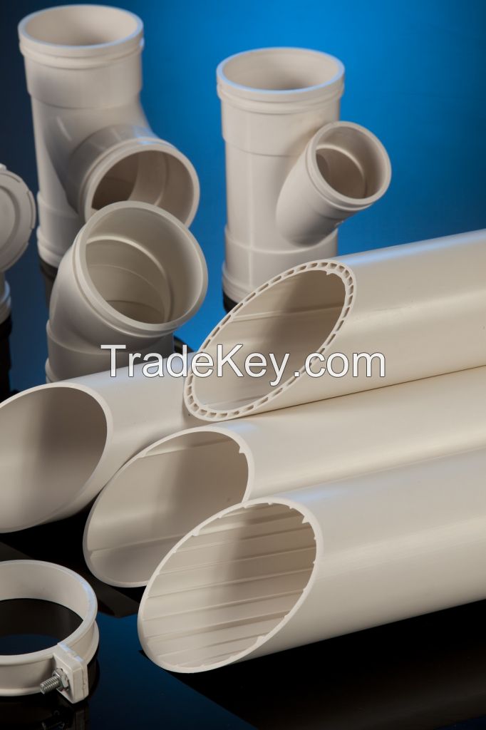 PVC pipe and fittings
