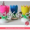 music rotating birthday candle