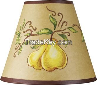 round fabric hardback table lamp shade