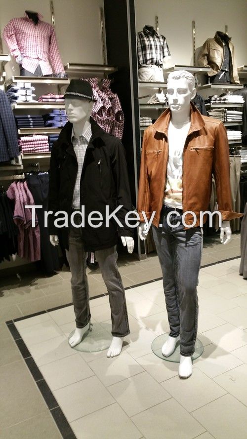 Fashion store window display Mannequins for female/male/kids