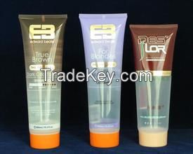 Plastic tube for packaging facial cleanser