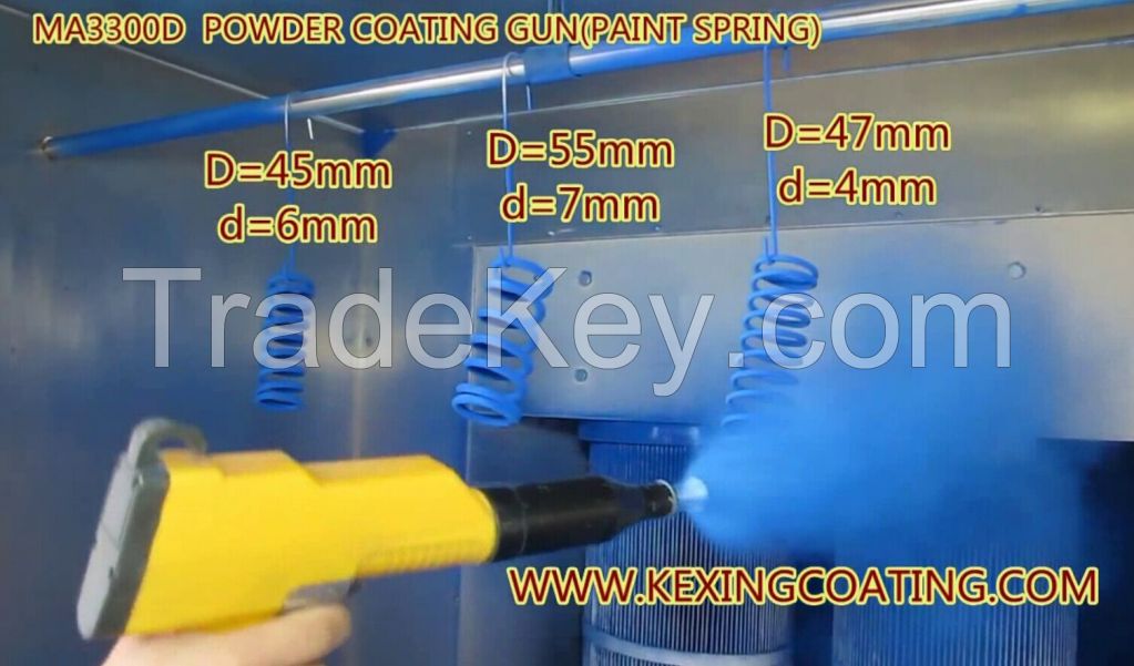 2015 electrostatic powder coating machine for springs