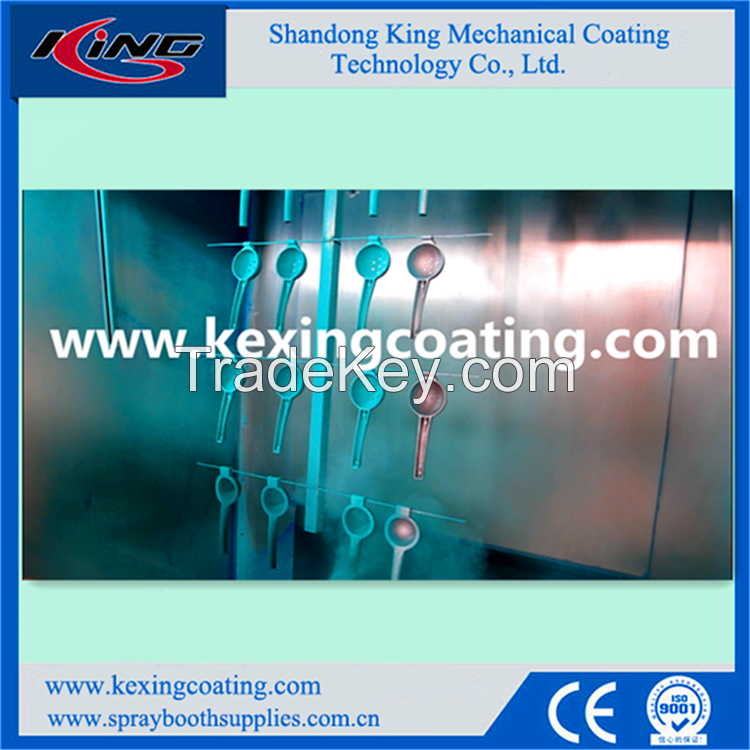 2015 electrostatic powder coating machine for scoops