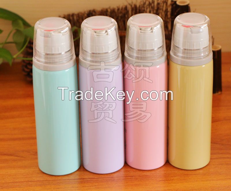 stainless steel vacuum flask with lid