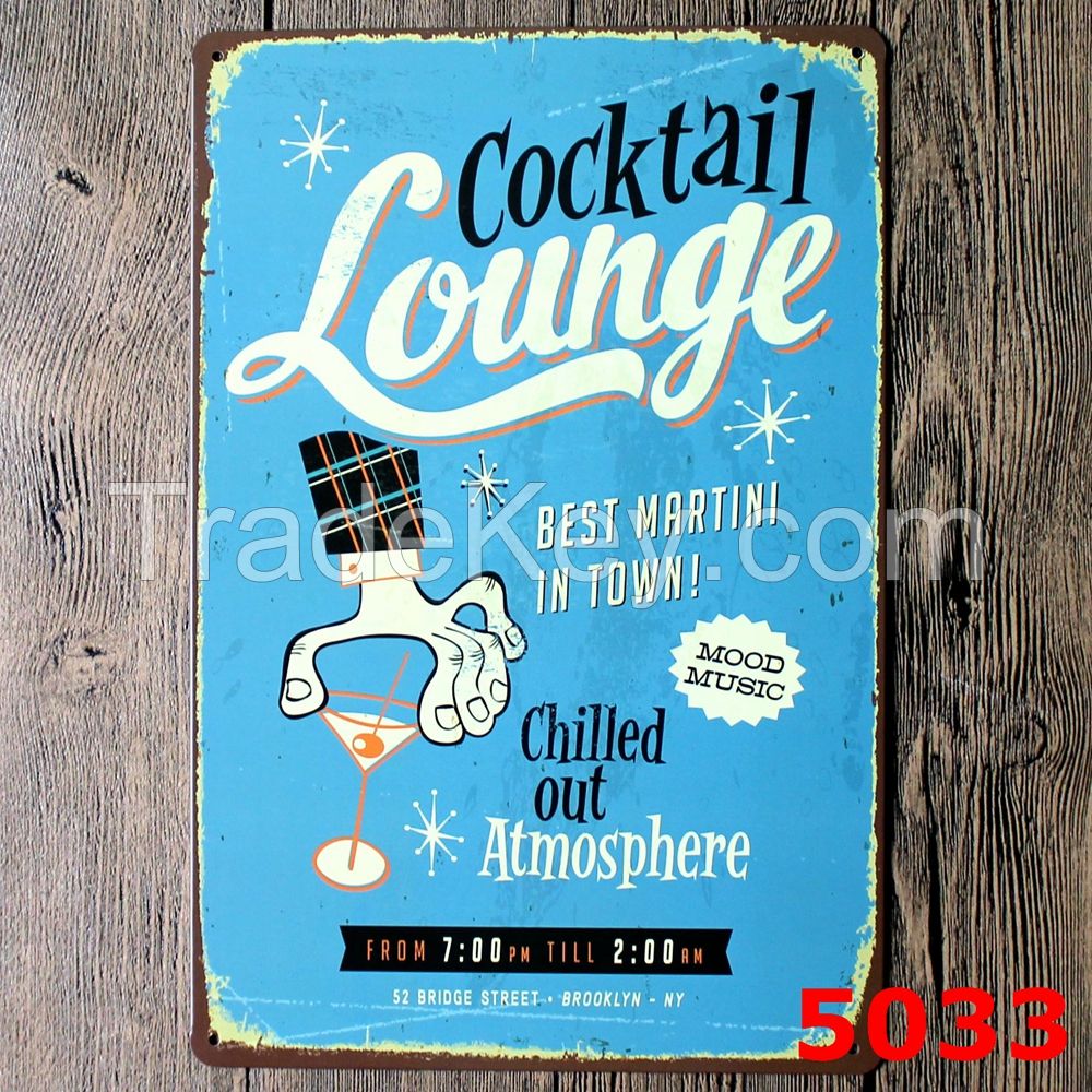 Wholesale coffe/pub/home/celebrity tin signs, Shanghai Guchen Craft Co., Ltd.