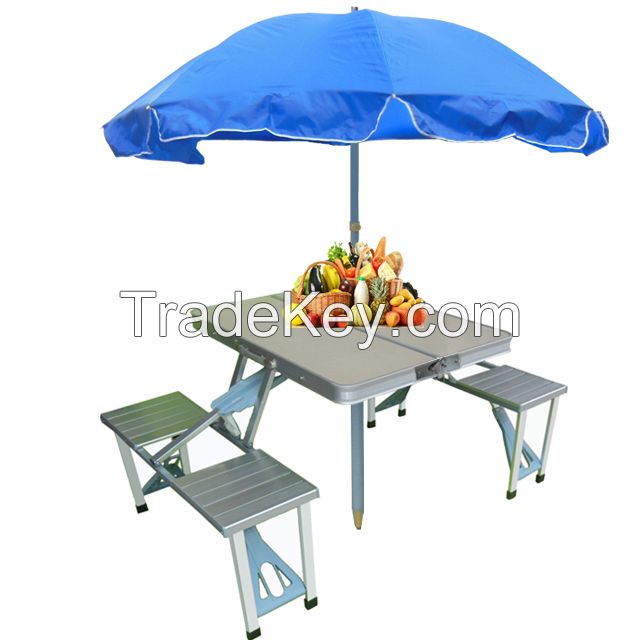 New Design Aluminum Folding Tables With Chairs For Family Outdoor Activity