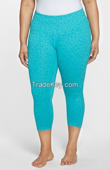 Plus Size Custom Printing Sublimation Yoga Leggings