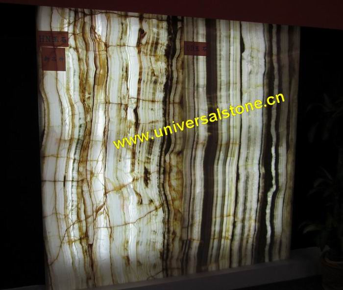 Onyx glass panel