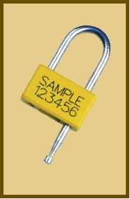 container seal, security seal, padlock seal