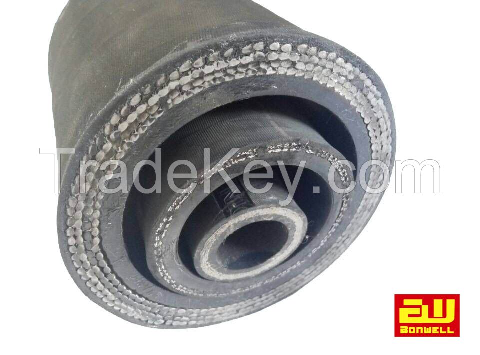 SAE 100RA/EN853ST High Pressure Steel Wire Braided Hydraulic Hose