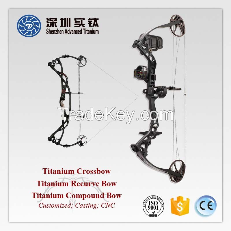 High quality titanium compound bow recurve bow crossbow casting factory