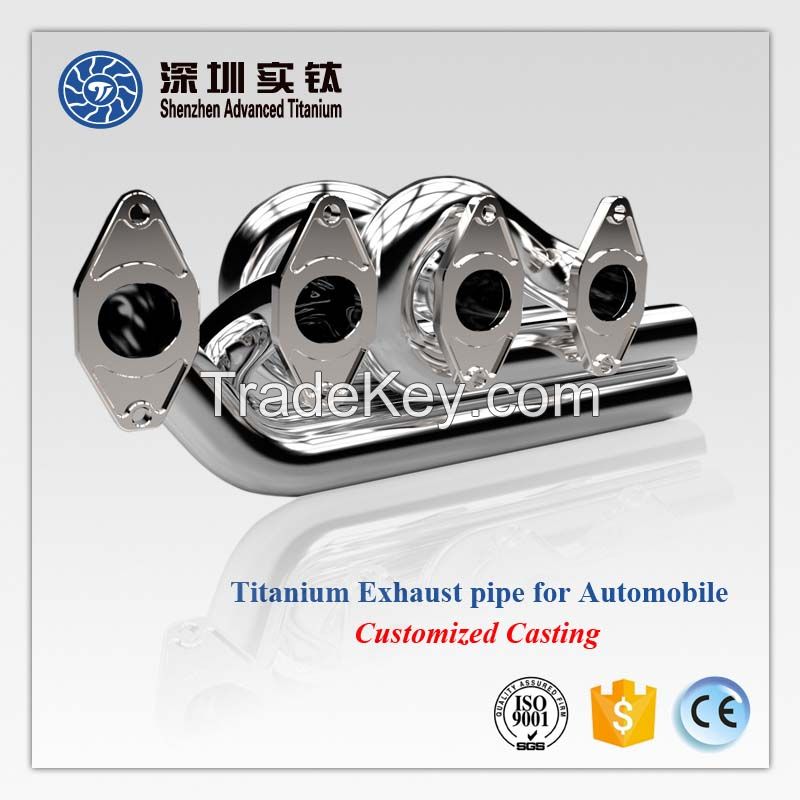 Titanium auto car exhaust pipes supplier in China