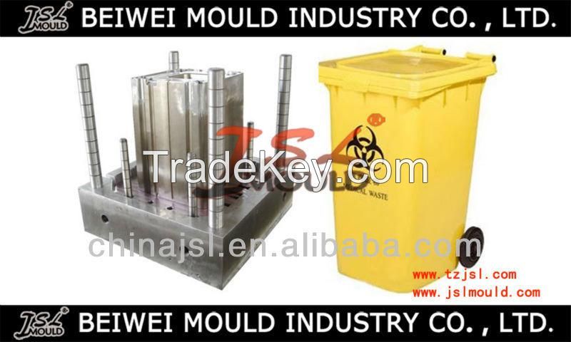 Custom Design Plastic Garbage Bin Injection Mould Good Quality Mould