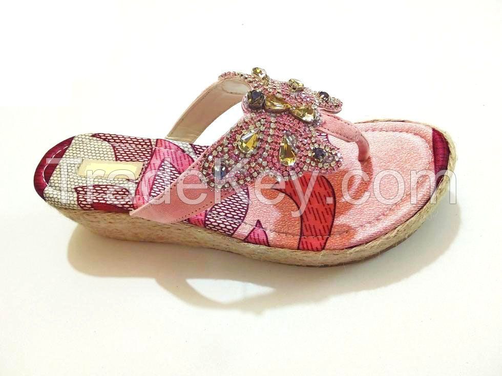 embriodery sandal