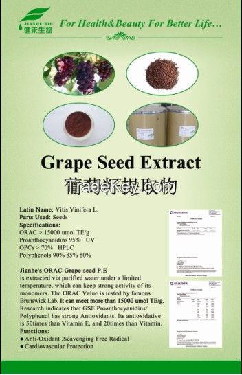 100% nature 100/% oriental grape seed extract