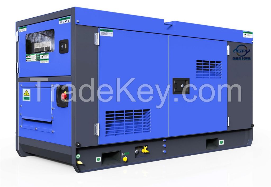 60kw  Soundproof Type Diesel generator sets with 4BTA3.9-G2 engine
