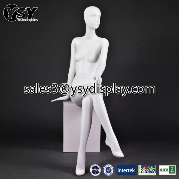 sitting mannequin, mannequin for sale,glossy white manikin