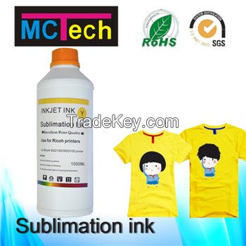 High Transfer Rate Sublimation Ink For Ricoh Printer