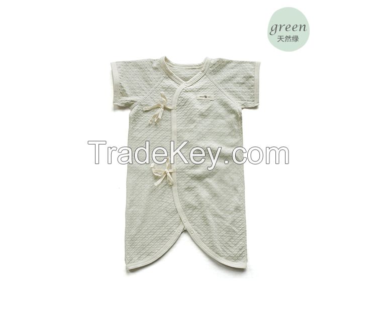 100% organic mesh baby kimono short sleeves nature color best love