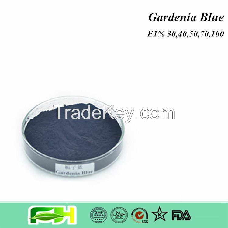 Pure Natural Gardenia Extract Edible Colorant Gardenia Blue