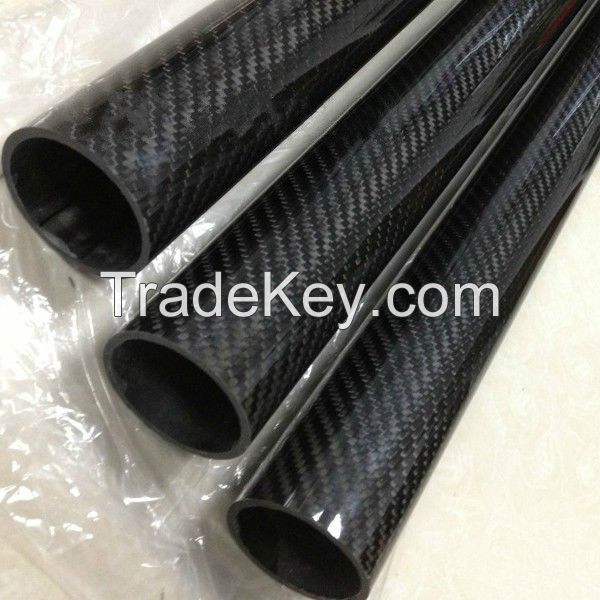 3k Gloosy Surface Carbon Fiber Tubes