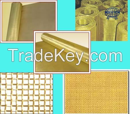brass copper filter wire mesh cloth(ISO9001 factory)