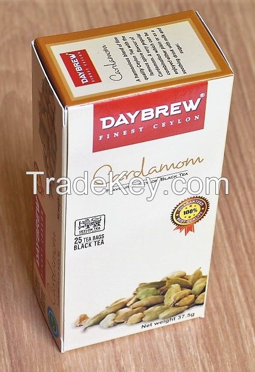 DAYBREW Cardamom Flavoured Black Tea (25 tea bags)