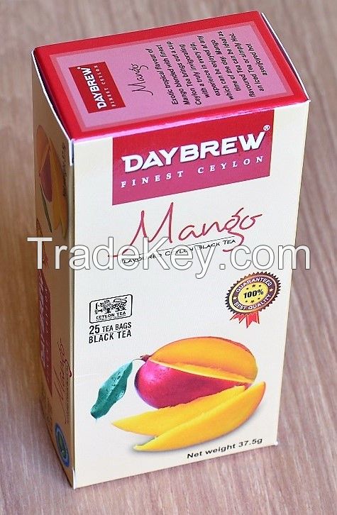 DAYBREW Mango Flavoured Black Tea (25 tea bags)