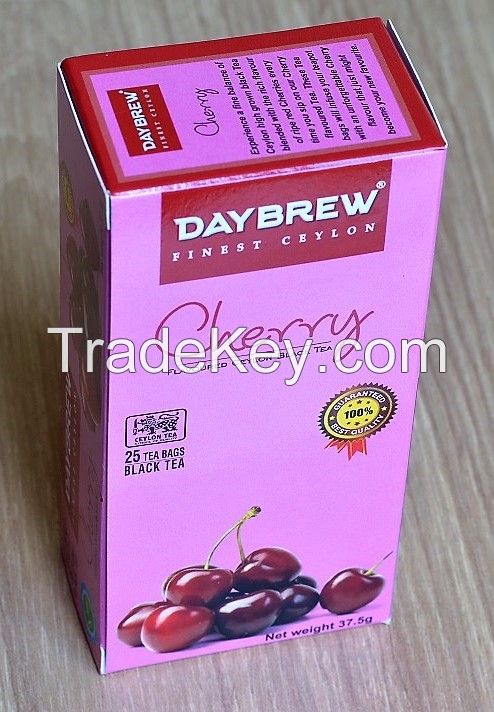 DAYBREW Cherry Flavoured Black Tea (25 tea bags)