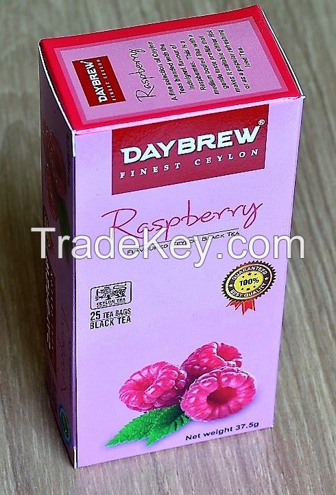 DAYBREW Raspberry Flavoured Black Tea (25 tea bags)