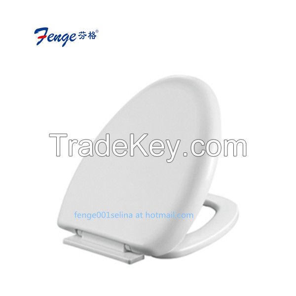 White pp slow drop water closet family toilet seat for wc-1039