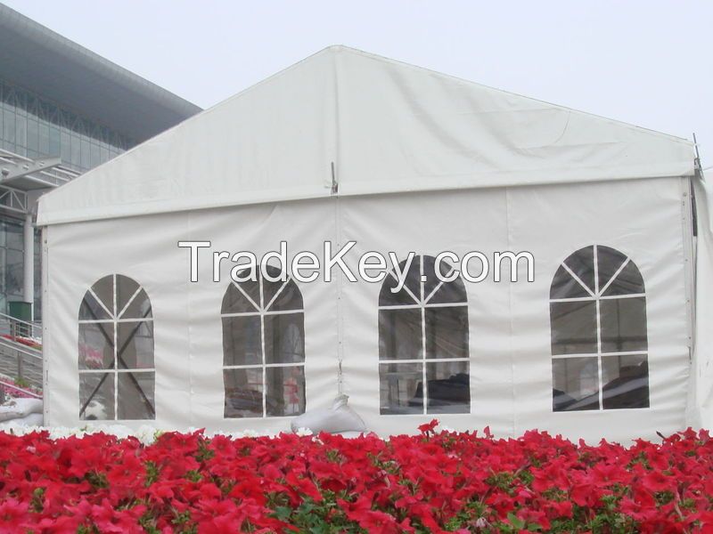 Temporary outdoor party tent