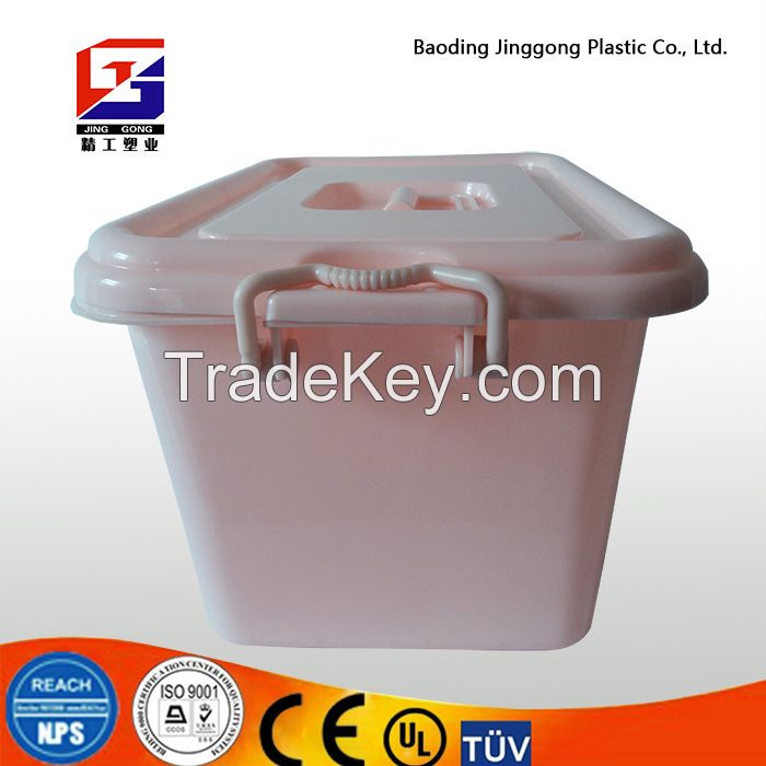 Plastic Storage Box With Handle