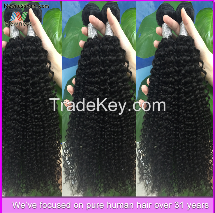 factory price virgin big discount curly hair weave brazilian hair accept paypal