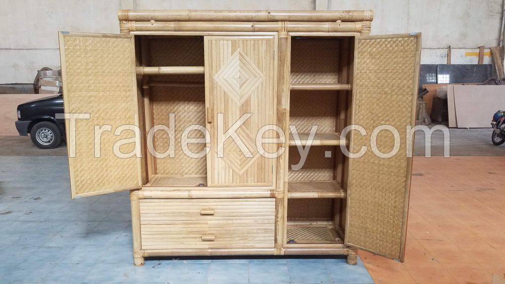 Bali bamboo wardrobe