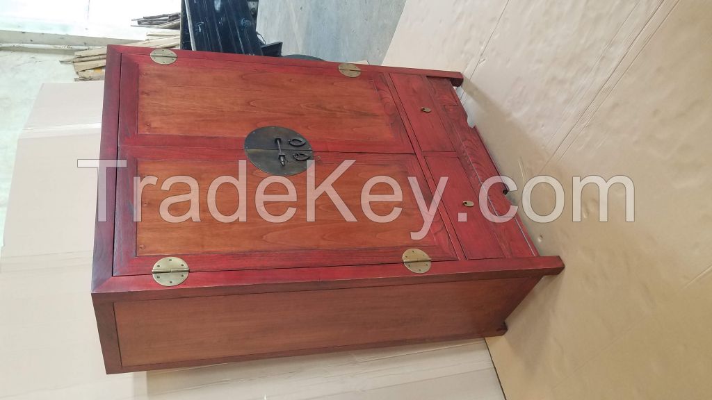 Wooden Red Cabinet