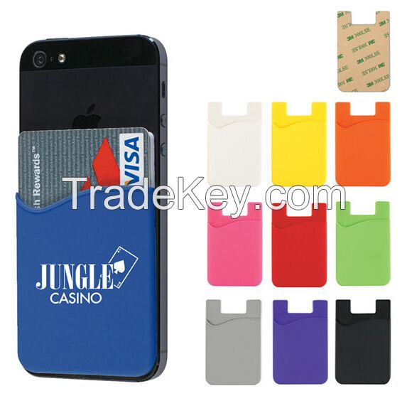 silicone sticky pounch/phonw wallet