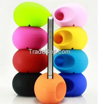 Wireless music egg stander Audio loud speaker amplifier for Cell phone