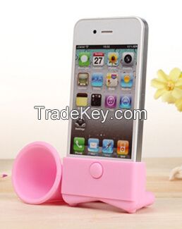 High Quality Silicone Mobile Phone Mini Loudspeaker