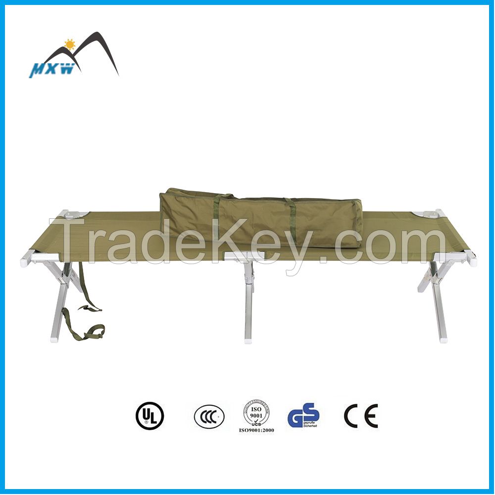 Cheap portable folding camping bed meet military standard