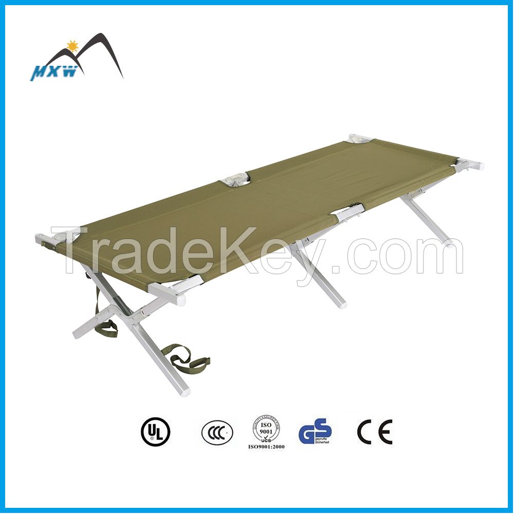 Cheap portable folding camping bed meet military standard 