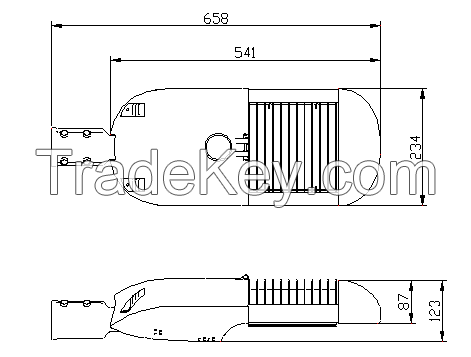 30 Watts Qinteda LED Street Lights with Die-Casting Aluminium Housing