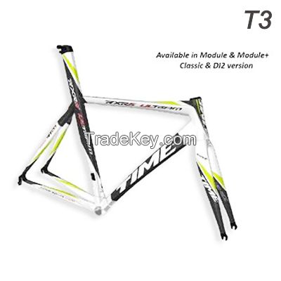 TIME RXRS Ulteam full carbon fiber road bike frame fork seatpost headset with BBright 