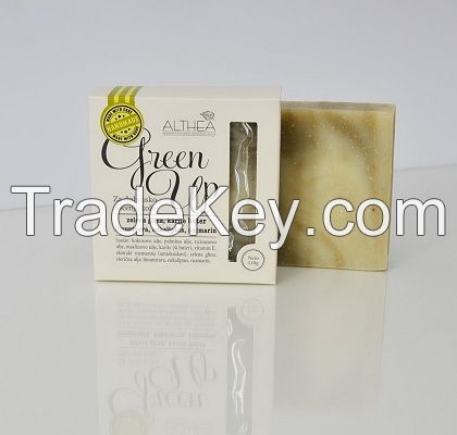 GREEN UP - Deep cleansing natural handmade soap - 110gr