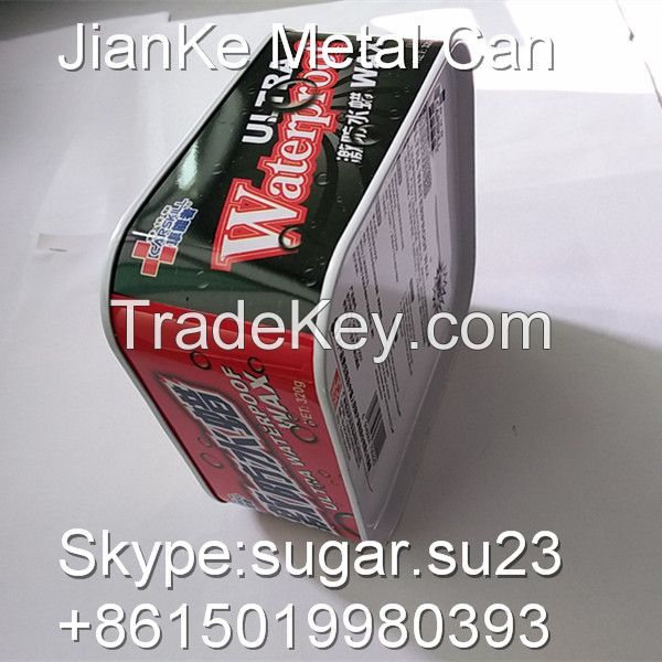 Tinplate Metal cans for car wax