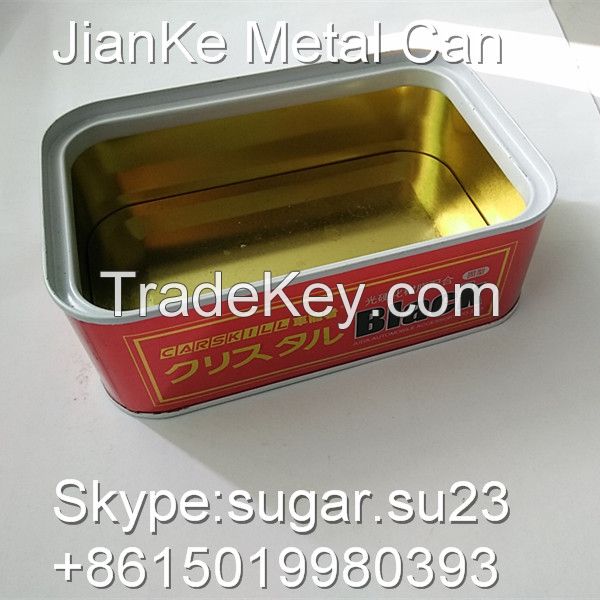 Tinplate Metal cans for car wax
