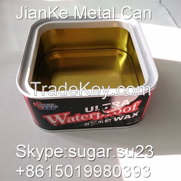 Tinplate Metal cans for car wax