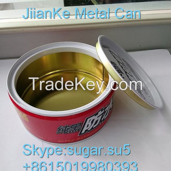 Tinplate Metal cans for car care products